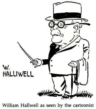 William Halliwell - cartoon drawing