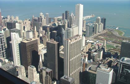 My kind of town: Chicago viewed from Sears Tower