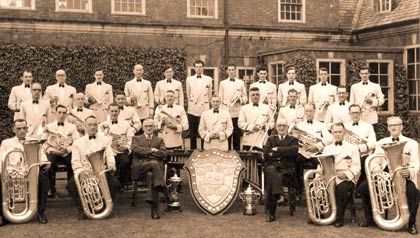 Ransome and Marles Works Band in 1951