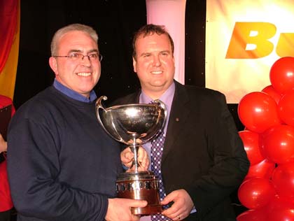 Carlton Brass: Receiving their prize