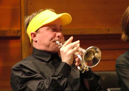Tromso Band: Soprano player with yellow cap
