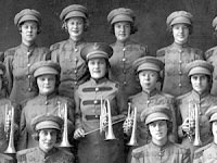 Some members of the Sydney Ladies' Brass Band