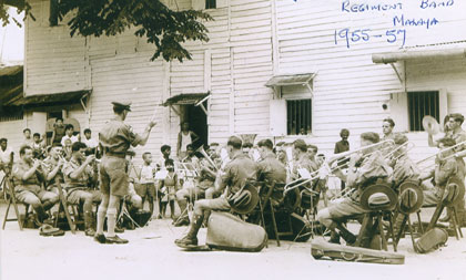 2BN Royal Australian Regiment Band, Malaya, 1955-57