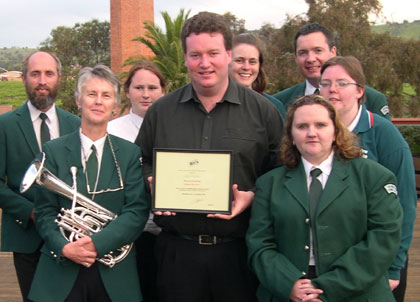 Hahndorf Town Band, 2005