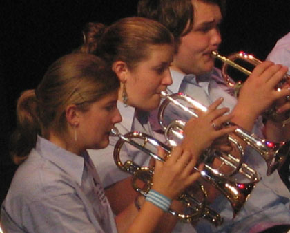 Back Row Cornets