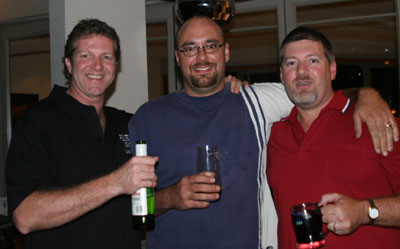 Ashley Gittins, Howard Taylor and Mason Elliott