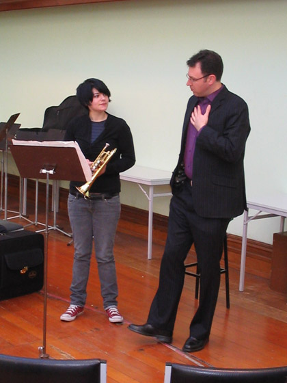 Brett Baker with Stacey