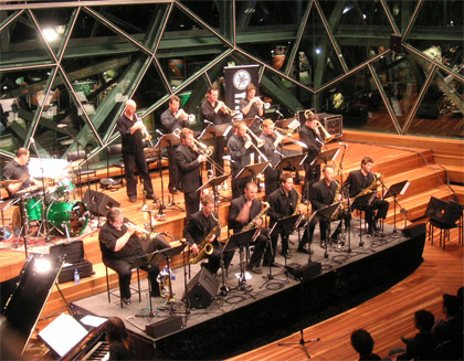 Bobby Shew with the MIFB Big Band