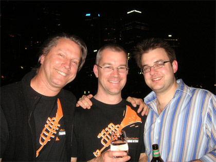 Geoff Collinson, John Collinson and Michael Bertoncello