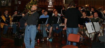 Randall Hawes performs with Brisbane Excelsior