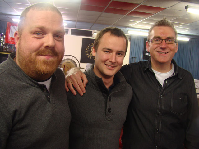 Ian Porthouse Dewi Griffiths and Harmen Vanhoorne