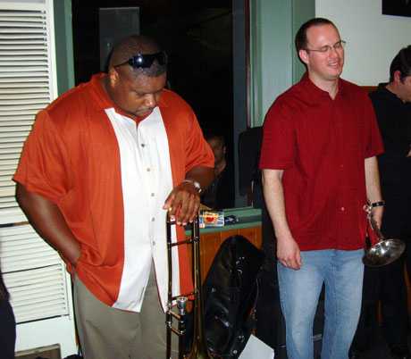 Wycliffe Gordon and Bruce Myers