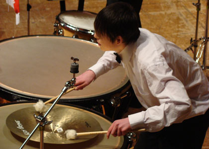 Elland Silver timpanist