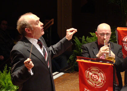 Allan Withington guides Grimethorpe
