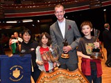 Philip Harper with his family - Winning MD at the British Open 2016