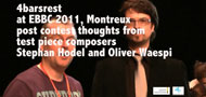 Interview with European test piece composers 