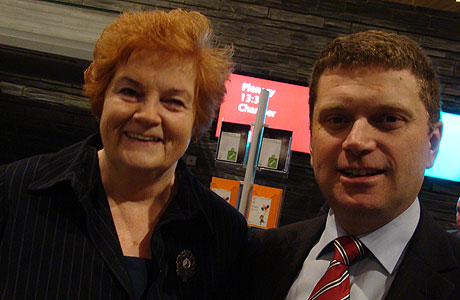 Iestyn Davies and Rosemary Butler