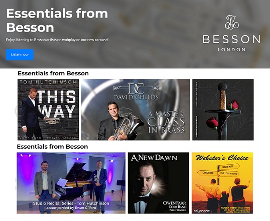 Besson makes Essential link to Wobplay.com recording platform — 4barsrest