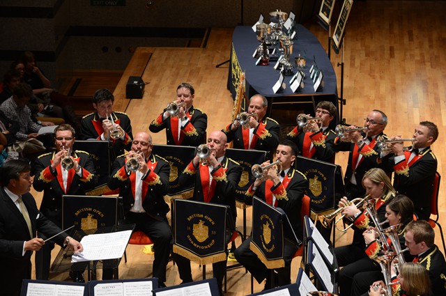 On stage with Black Dyke