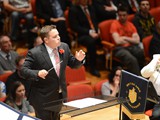 Michael Bach conducting Leyland at the 2012 British Open