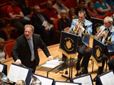 Russell Gray conducting Fairey at the 2012 British Open