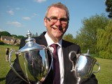 Ian Porthouse with
Masters Trophies