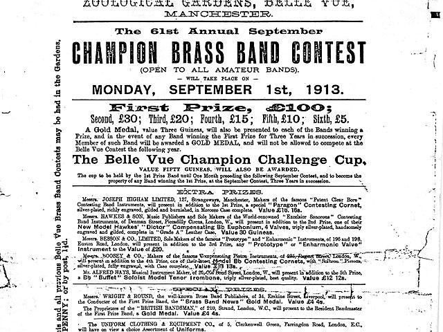 1913 British Open programme