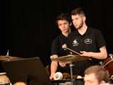 European Youth Brass Band rehearsing at the Kultur & Burgerhaus Delcanto Hall in 

Denzlingen