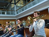 Oberosterreich rehearsal in Tiengen (Freiburg) prior to 

their European challenge.