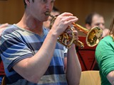 Oberosterreich rehearsal in Tiengen (Freiburg) prior to 

their European challenge.