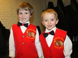 Four year olds Xander and Felix of Hope 

Bank Juniors