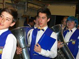 Poynton Youth tubas â€" blue is the colour