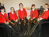 Tewitt Youth Juniors trombones